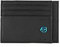 PIQUADRO P16 Porta carte di credito in pelle e tessuto ad uno scomparto