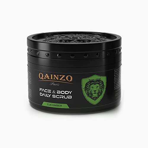 Gommage visage et corps parfum concombre Qainzo 300g