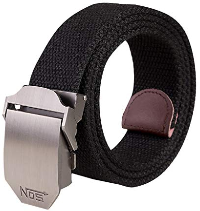 Momolaa Unisex Leinwand GürtelElastik Flechtgürtel Elastischer Stoffgürtel Stoffgürtel Canvasgürtel Gürtel mit Metallschließe Taktischer Gürtel Canvas Belt für Damen und Herren