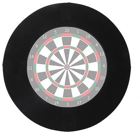 ASIAR Dartboard-Einfassung for 18-Zoll-Dartboard, wasserdichter schützender Dart-Zielhalter for Dartboards in Standardgröße