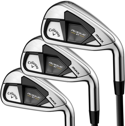Callaway Golf 2024 Rogue ST Max Iron Set (Right, Graphite, Regular, 5 Iron - PW)