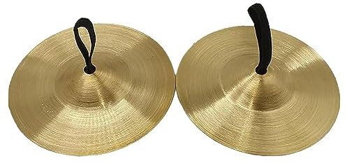 Platillos de mano para niños, para juegos, conciertos, eventos, 9 cm