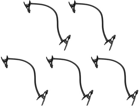 Reinscer 5X Background Holder C Clamp Clip Camera Photo Studio Light Stand Flex Arm Reflector Photo Camara Double