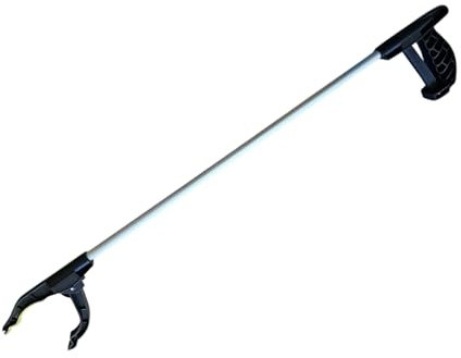 Provance 1 pinza de agarre para personas mayores, pinzas de basura para niños, pinzas de agarre, pinzas de agarre, pinzas de recogida de basura, herramienta de agarre, de aluminio, 76 cm