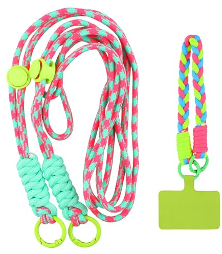 Marjoramy 1 Peizas Cuerda Para Movil Universales,Cadena con Hebilla Cuerda para Movil,Colgante Movil,Colgante Movil Cuello con Lengüetas de Sujeción, Compatible con Casi Todos Los Modelos de Teléfono