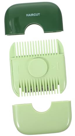 DEARMAMY Tagliacapelli Manuale Per Frangia Da Donna Pettine Tagliacapelli Portatile Per Doppie Punte Piccolo e Leggero Realizzato in Acciaio Inossidabile e Materiale Plastico Sicuro e Da