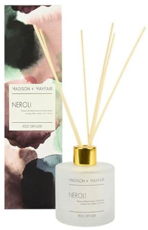 Madison & Mayfair Neroli Cotton Scented- Reed Diffuser, 150ml