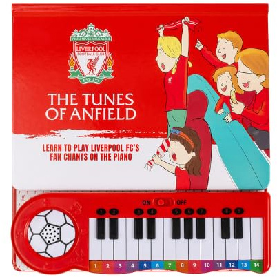 Fans Legacy - Liverpool FC Piano Book for Kids, Official Club Chants, Musical Learning Toy, Official Licensed Product, Ages 2+