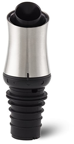 Cole & Mason H103020 Haverhill Boquilla de Control de Flujo, 93mm, Vertedor de Botellas y Tapón, Acero Inoxidable, 1 x boquilla para Botella, 2 Años de Garantía