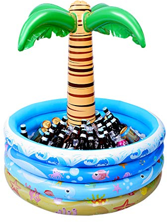 37 Zoll Aufblasbare Pool Schwimmer Kühler Sommer Schwimmen Party Dekoration Kühler für Strand Thema & Hawaii Party