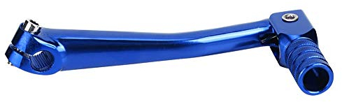 Reminnbor Gear Shifter Shift Lever CNC Aluminum Motorbike Folding Gear Shift Shifter Lever Modification Accessory for Motorcycle Dirt Bike 150x65mm(Blue)