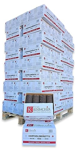 200kg Nestro Hartholzbriketts 20x10kg Karton FSC Gluthalter Kamin Ofen Brenn Holzbriketts Heizen Grill Smoker Kohle | Energie Kienbacher
