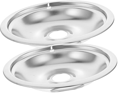 OSALADI 2st Auffangwanne Für Herdabdeckung Herdplatte Auffangwanne Für Den Ofen Bereich Auffangwanne Herd Brenner Pfanne Auffangwanne Für Gasherd Auffangwanne Reinigen Sauber Grill Eisen