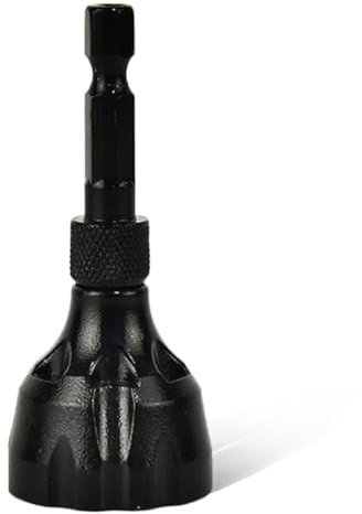 Tungsten Steel Deburring Tool with Quick Release Hex Shank(1/8 to 3/4, 3mm to 20mm) External Chamfer Tool for Pipes, Screws, and Threaded Rods