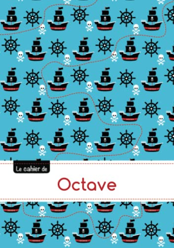 CAHIER OCTAVE PTSCX,96P,A5 PIRATES
