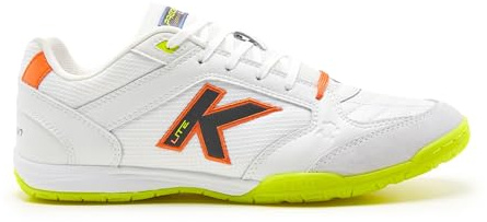 KELME Chaussures de football en salle Precision Lite Blanc, blanc, 44 EU