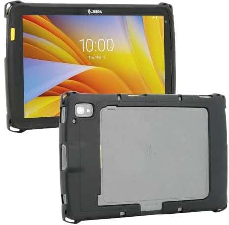 MOBILIS Custodia Robusta per Tablet Zebra ET40 ET45 10, Antiurto di Livello Militare, Copertura Protettiva Compatibile con gli Accessori Zebra, Materiali Riciclati, Nero