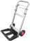 Klappbare Transportkarre Elastisches Spannseil - Tragkraft 90 kg - Höhenverstellbarer Griff - Vollgummireifen - Zusammenklappbare Ladefläche/Handkarre/Sackkarre