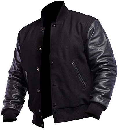 Jnriver Letterman Jacket Men - Varsity Jacket Men - Baseball Jackets - high school jacket L