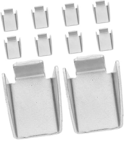 FUTUREORYY 20 Pièces Supports Étagères Métalliques Clips de Fixation Triangulaires Épais pour Armoires Bureau et Cuisine Supports pour Panneaux Contreplaqué Mélaminé et Métal