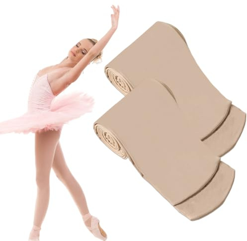 YUPZAR Collant Danse Classique Fille 80 Den Leggings Danse Gymnastique Enfant Sans Pied Élastique Opaque Couleur Chair Vêtements Danse Ballet Fille 140–160 cm