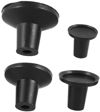 UKCOCO Placas de Succión de Goma Fácil y Rápida Sustitución 4 Piezas Diámetro 20-37mm para Rectificadora de Válvulas para Reparación Automotriz y Pulido de Válvulas