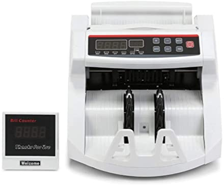 Macchina per contare i soldi, Contatore di bollette miste con banco di denaro contatore elettronico a banconota contante contante contante contante con GUIDATO Display for i negozi di banche