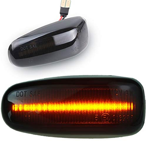 DoLED LED Seitenblinker Blinker schwarz black smoked
