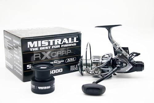 Professionelle Karpfenrolle MISTRALL RX Carp Angelrolle Freilaufrolle Feederrolle (FRD40)