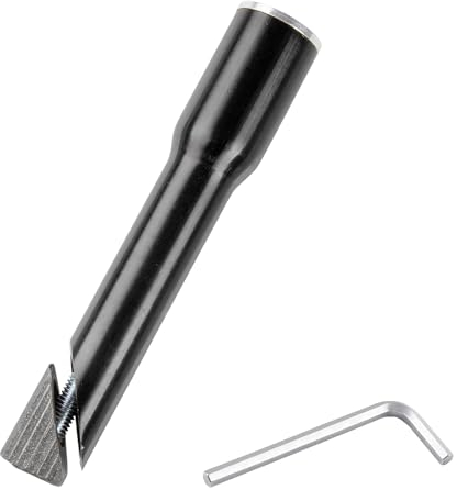 JTgugu Lenkererhöhung Fahrrad 25.4mm 28.6mm Fahrradlenker Vorbau Adapter mit Sechskantschlüssel Aluminium Fahrradlenker Verlängerung Erhöhung Orbauverlängerung Schaftvorbau-Adapter - Schwarz