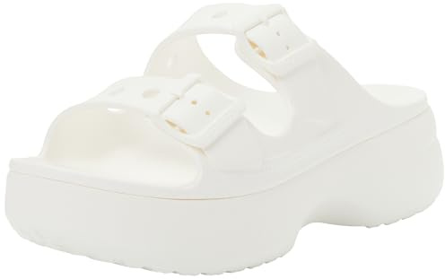 Crocs Saturday Sandali da donna con plateau W, bianco, taglia 38
