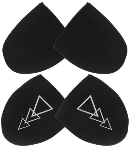 GANAZONO 2 Paires Couvre-Chaussures de Vélo en Néoprène Imperméable pour Hommes et Femmes, Protection Rapide et Chauffe-Orteils, pour Vélo de Route en Hiver
