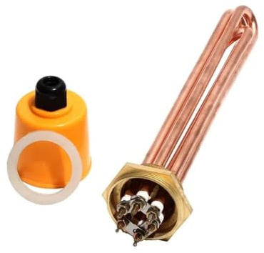 1 1/4 Inch/DN32 All Koppar Material Vattenvärmeelement Elektriskt värmeelement(110V,4.5KW 225mm DN32)