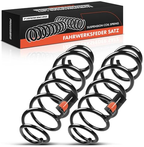Frankberg 2x Muelles de chasis Muelles de suspensión Compatible con Fusion JU 1.4 1.6 1.4 TDCi 1.25 1.6 TDCi 2004-2012 Replace# 1329627,RH6072