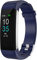 LEBEXY Pulsera de fitness resistente al agua IP68, reloj de seguimiento de fitness, reloj inteligente con podómetro, rastreador de actividad, reloj deportivo con GPS integrado, color azul