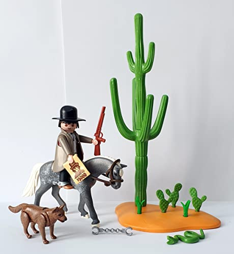 PLAYMOBIL 1003 - Sheriff mit Pferd, Hund, Schlange und Zubehör (Folienverpackung)