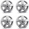 4x Borbet Felgen CWD 6x16 ET68 5x130 crystal silver kompatibel mit Fiat Ducato Wohnmobil