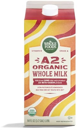 Whole Foods Market Organic A2 Whole Milk, 64 FZ