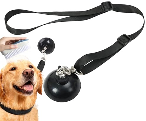 Hundtrimningsslingor Kraftig justerbar sugkopp med repbegränsning | Hundfrisörhjälp Passar för bad, klippning och husdjursvård hemma och i med sugkopp och repbegränsning