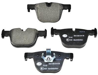 HELLA 8DB 355 019-781 Bremsbeläge - für Verschleißwarnanzeige vorbereitet - T2165 - für u.a. BMW