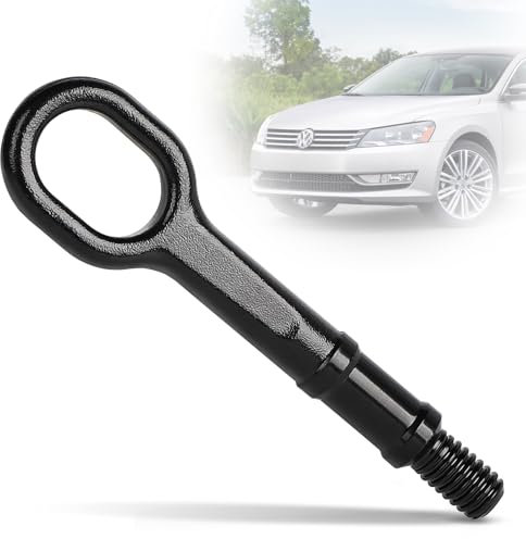 efuturetime Abschlepphaken Abschleppöse 192mm 1T0805615A Abschleppstange Haken Kompatibel mit CC 2009-2018, EOS 2007-2017, R32 Rabbit 2006-2014