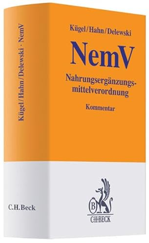 Nahrungsergänzungsmittel-Verordnung (Gelbe Erläuterungsbücher)