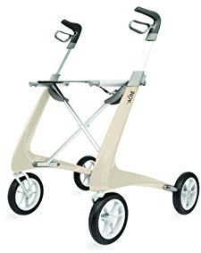 byACRE Carbon Ultralight Rollator - Welt leichtester Carbon Rollator - nur 4,8kg - Weiß - Komfort