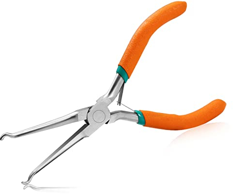 SPEEDWOX 14,9 cm Schlauchgriffzange Ring Spitzzange O-Form Zange Zündkerzenentfernung Zange Kabelklemme Entfernungswerkzeug für Auto Fahrzeugwartung Handwerkzeug Zubehör