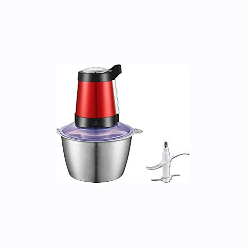 Hachoir à viande en métal - Hachoir à viande électrique domestique - Machine à viande - Mini hachoir de cuisine - Robot culinaire électrique, coupe-légumes et fruits, petit cadeau