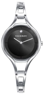 Viceroy Reloj Mujer Analógico de Acero Ligero - 30 mm - Movimiento de Cuarzo - Brazalete Fino - 42448