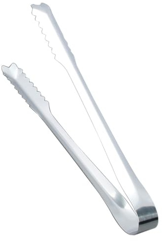 Fabater Pinzas Para Servir de Acero Inoxidable, Elegantes Pinzas Para Hielo Flexibles, Gruesas, Antioxidantes, Para Cubo de Hielo