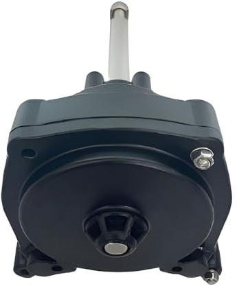 HENYGEN Juego de dirección mecánica de ventilador mecánico de tres ruedas con motores externos de aleación de aluminio de 13 pies para uso marino