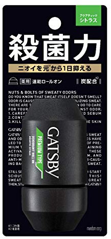 Gatsby Premium Type Deodorant Roll On Aquatic Citrus - 60ml