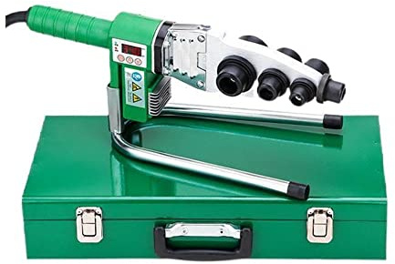 110V Plastic Pipe Welding Tool kit, Adjustable Socket Fusion Pipe Welder with 0.79/0.98/1.26'' Die
